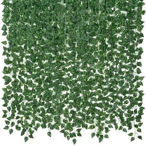 lot 2477 image: CQURE 24 Pack Artificial Ivy Garland 168Ft