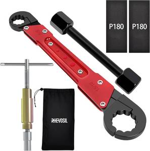 lot 2495 image: Rhevosil 6-Piece Plumbing Tools Kit Angle Stop Wrench