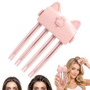 lot 2558 image: Wireless Heated Root Volumizer Hair Clip