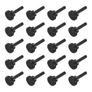lot 2573 image: Meccanixity M4 x 20mm Knurled Thumb Screws (20pc)