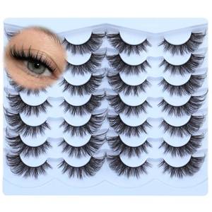 lot 2574 image: False Eyelashes 14 Pairs Wispy
