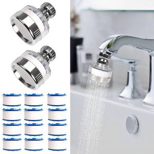 lot 2577 image: 14-Pc Sink Water Filter Set with 360° Rotating Head