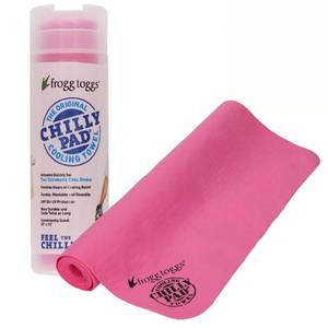 lot 2578 image: Frogg Toggs Chilly Pad Cooling Towel 33x13 Hot Pink
