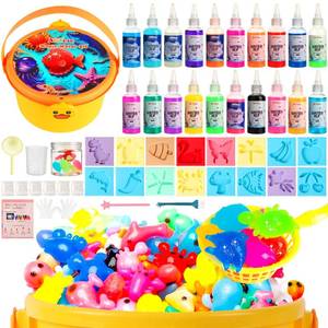 lot 5160 image: ARTPAR Magic Water Elf Toy Kit with 20 Gels and 16 Molds