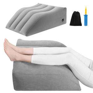 lot 6177 image: YBENWL Inflatable Leg Elevating Pillow 63x50x25cm