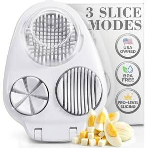 lot 6178 image: CraftyCrocodile Egg Slicer with 3 Slice Modes