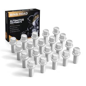 lot 6183 image: BINB Road M14x1.5 Ball Seat Wheel Lug Bolts (20-Pack)