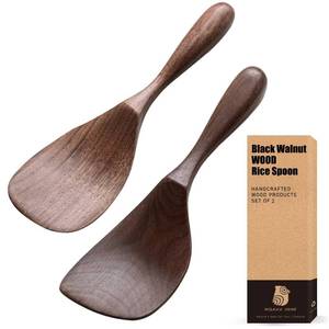 lot 6194 image: MIGAKU HOME Black Walnut Wooden Cooking Spoons Set