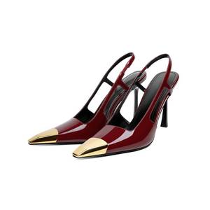 lot 7549 image: Vertundy Slingback Heels Pointed Toe Stiletto Pumps