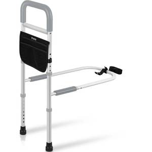 lot 7561 image: Panta Bed Rails for Elderly Adults Safety, Grey