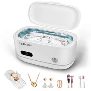 lot 7588 image: LessChore Ultrasonic Jewelry Cleaner 42000Hz