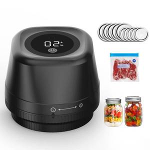 lot 7592 image: Newise Electric Mason Jar Vacuum Sealer Kit