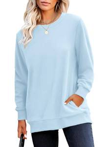 lot 8003 image: RUMIA Womens Crewneck Sweatshirt Long Sleeve, Large
