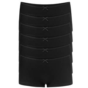 lot 8008 image: Allxwek Womens Cotton Boy Shorts Underwear Pack 6