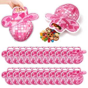 lot 8018 image: Sabary 24 Pc Disco Cowgirl Stand Up Snack Bags