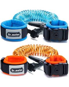 lot 8041 image: Dr.meter Toddler Leash, 2 Pack Safety Anti Lost Wrist Link