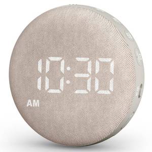 lot 8057 image: SolaceRise Alarm Clock with Bed Shaker and 110dB Alarm
