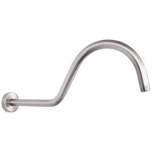 lot 8072 image: NearMoon Shower Extension Arm 16 Inch Brushed Nickel