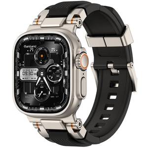 lot 8095 image: amBand Apple Watch Ultra 49mm Sport Band TitaniumBlack