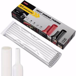 lot 8128 image: Cubefeller Heat Shrink Tubing 31 Ratio 2 Inch White 4ft