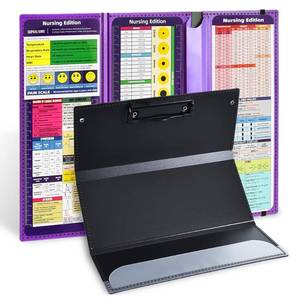 lot 8469 image: Purple Foldable Nursing Clipboard 12.2 x 9.4