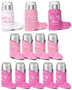lot 8474 image: 12-Pack Cowgirl Boot Can Sleeves
