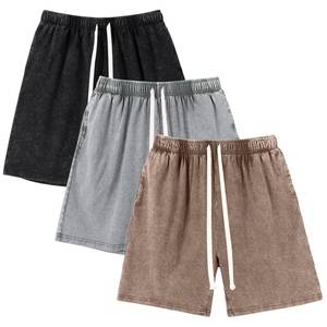 lot 13137 image: Gihuo Mens Acid Wash Cotton Athletic Shorts XL