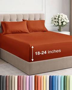 lot 13161 image: CGK Unlimited Extra Deep King Sheet Set - 4 Piece