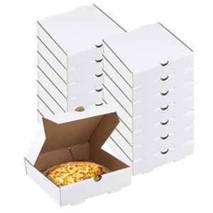 lot 13169 image: Mouyat Mini Pizza Boxes 6 Inch 50 Pack White