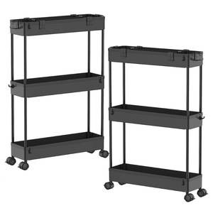 lot 13181 image: Spacelead 2 Tier Slim Storage Cart