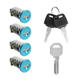 lot 14228 image: One-Key System Lock Cores 4-Pack With Keys