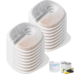 lot 14249 image: Hoscabss Replacement Filters for Cheerble E1E1 Cat Fountain