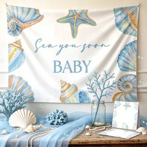 lot 14282 image: Thirty and Thirsty Sea You Soon Backdrop 5x3ft