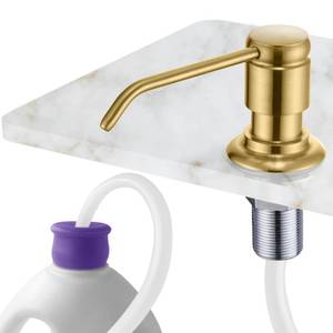 lot 14328 image: GAGALIFE Kitchen Sink Soap Dispenser Brushed Gold