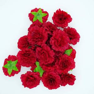 lot 18763 image: Duodoyi Artificial Carnation Flower Heads, 20-Piece Set