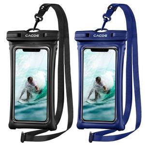 lot 18802 image: CACOE Waterproof Phone Pouch 2 Pack Up to 7.2 inch
