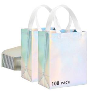lot 18813 image: RACETOP Iridescent Gift Bags Medium 100-Pack