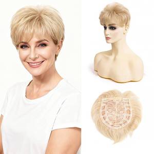 lot 18816 image: MY LIKE HAIR Short Pixie Cut Hair Topper 5.5 Inch