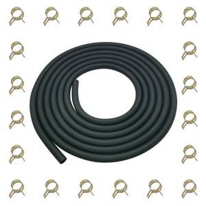 lot 18822 image: Yamakato 10 Feet 14 Inch ID Fuel Line Hose with 20 Clamps