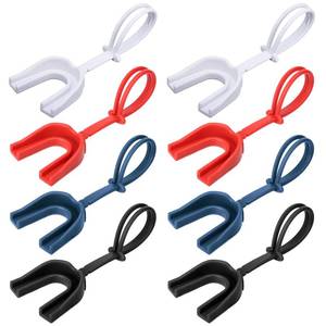 lot 18835 image: TOODOO 8 Pc Football Mouth Guard with Strap