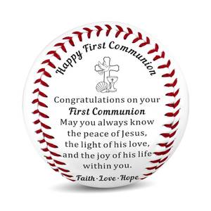 lot 18845 image: Fleure Esme First Communion Commemorative Baseball