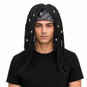 lot 18851 image: IMOSA Synthetic Dreadlock Wig 17.7 Brown Black