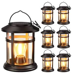 lot 19348 image: BONLION Solar Lantern Outdoor Waterproof 6-Pack