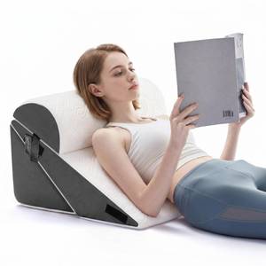 lot 19350 image: Yosdur 3-Piece Wedge Pillow Set with Memory Foam