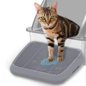 lot 19364 image: TAILRYTH Elevated Litter Box Ramp with Catcher Mat