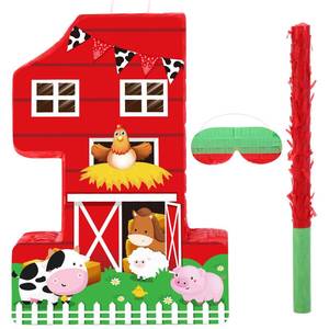 lot 19371 image: Hungdao Farm Number 1 Pinata Set with Bat and Blindfold