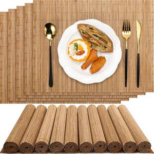 lot 19386 image: Patelai Bamboo Placemats Set 15.8x12 inches 24 Pack