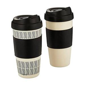lot 20029 image: Copco Double Wall Thermal Coffee Mugs Set of 2