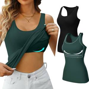 lot 20049 image: V FOR CITY Womens Racerback Tank Top 1-Pack (1 Only, Small)