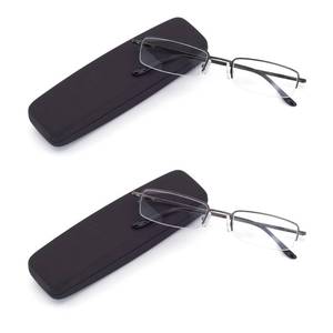 lot 20054 image: HIGHLIKE 2-Pack Blue Light Blocking Reading Glasses 1.75x